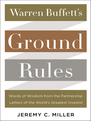 cover image of Warren Buffett's Ground Rules